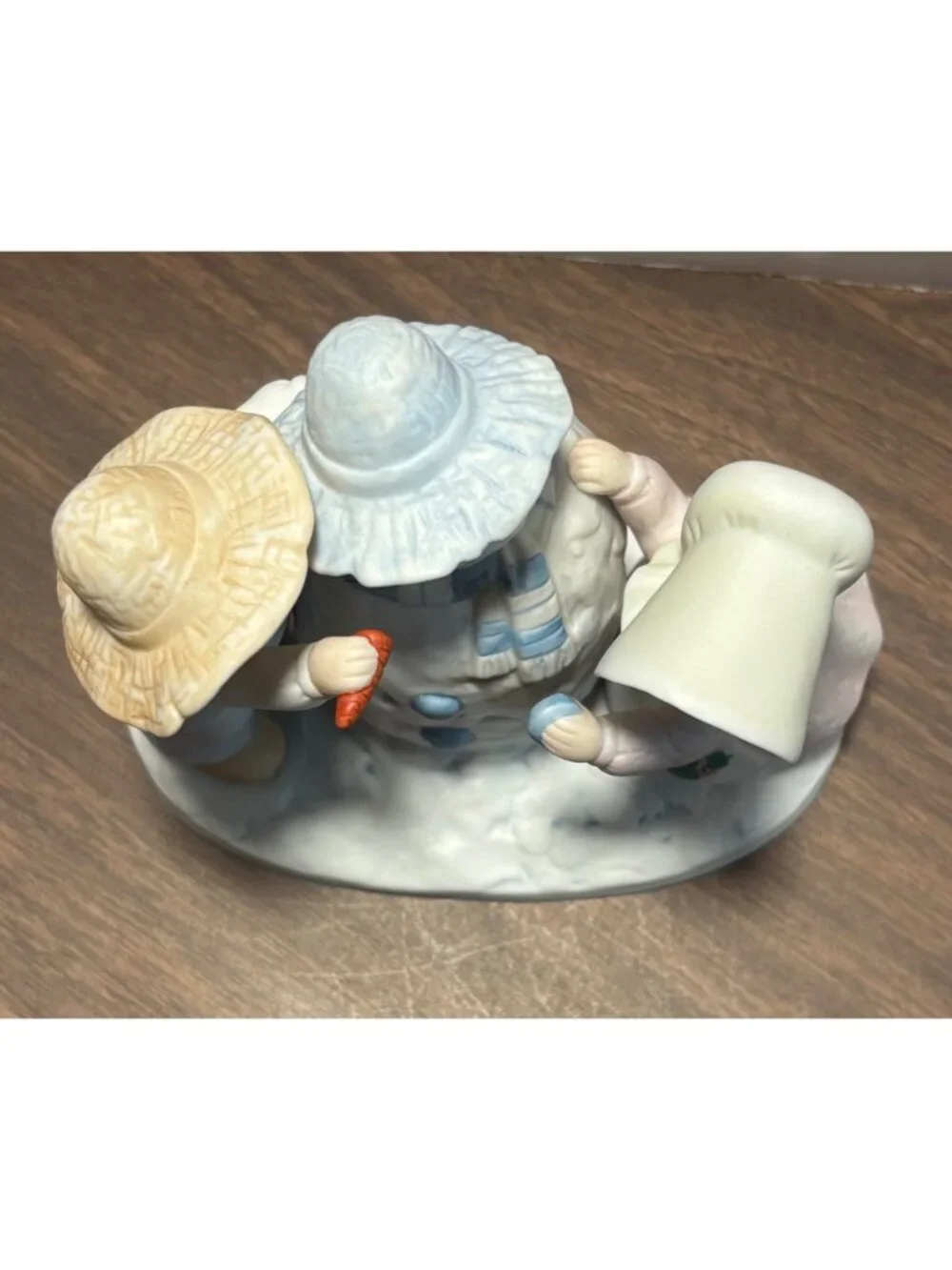 Circle Of Friends Snow Play Figurine Homco Masterpiece VTG 1991 Child Snowman